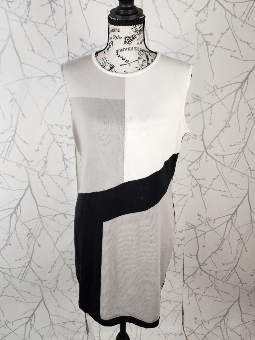 Michael Michael Kors Colorblock Cotton Jersey Mini Dress